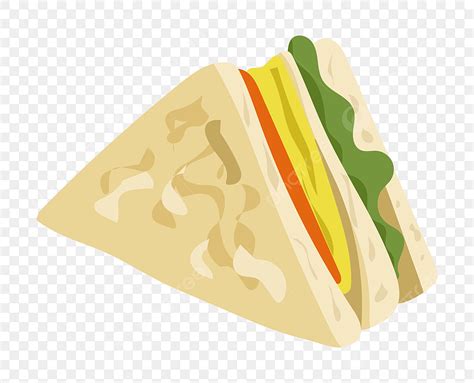 Gambar Ilustrasi Roti Sandwich Gourmet Sandwich Clipart Lezat