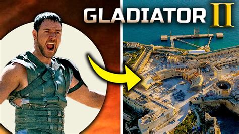 GLADIATOR 2 First Look At HUGE Colosseum Movie Set Leaked By Drone