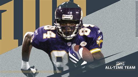 Randy Moss First Wr Named To Nfl 100 All Time Team Randy Moss Vikings