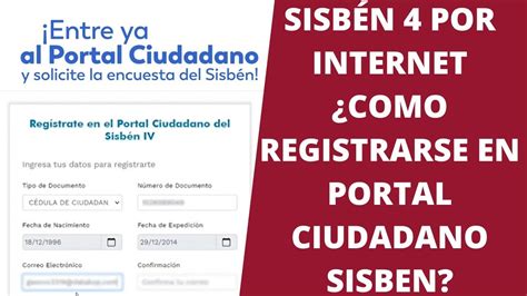 Sisb N Por Internet C Mo Registrarse En Portal Ciudadano Youtube