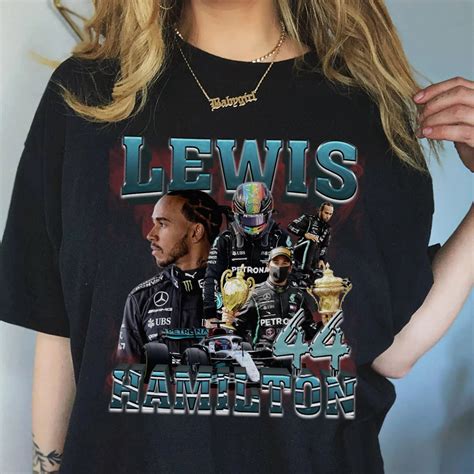 Lewis Hamilton Vintage Shirt, Lewis Hamilton Bootleg Shirt, - Inspire ...