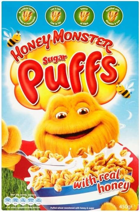 Honey Monster Foods Sugar Puffs 450g Uk Grocery