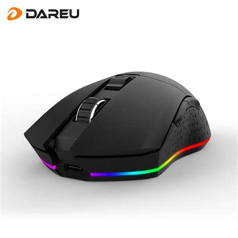 Chuột không dây DAREU EM901 RGB BLACK