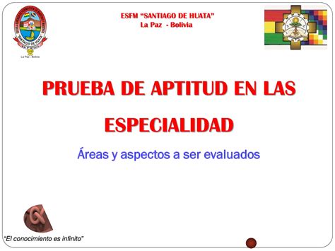 Prueba De Aptitud Aspectos A Evaluar Para El Ingreso A Las Esfm