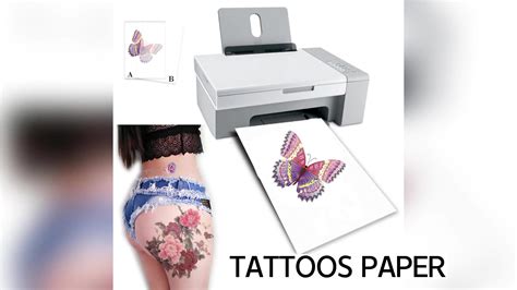 Perfect Printable Temporary Tattoo Paper For Laserjet And Inkjet