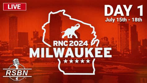 Live Day One 2024 Republican National Convention Rnc In Milwaukee