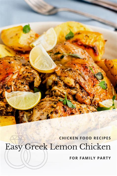 Easy Greek Lemon Chicken Feel The Perfect And Amazing Sensation Of