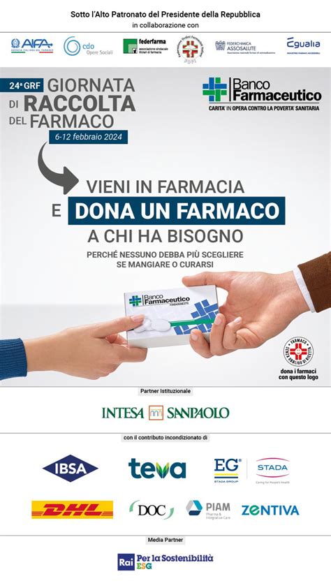 Giornata Di Raccolta Del Farmaco Ecco L Edizione 2024 CeSVoP