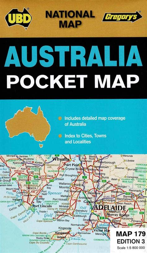 Western Australia Street Directory UBD Gregory S A B C Maps