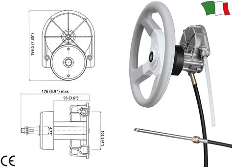 Ultraflex T85 Steering System Gfn Gibellato Forniture Nautiche