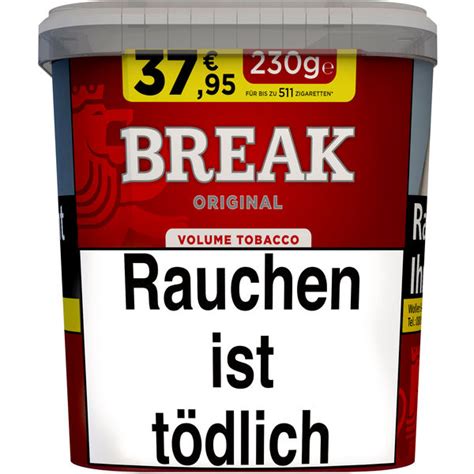 Break Tabak Original Rot G Eimer Volumentabak Online Kaufen