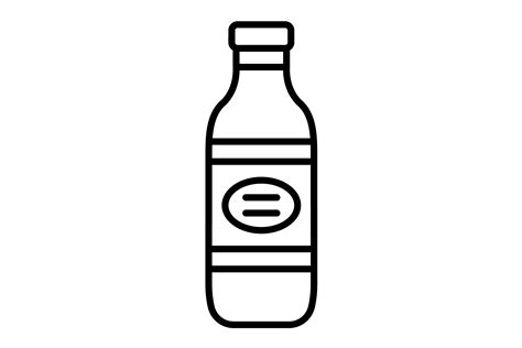 Bottle Outline Icon Graphic By Maan Icons · Creative Fabrica