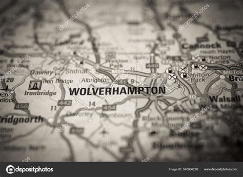 Wolverhampton Map Stock Photo by ©aallm 540986228