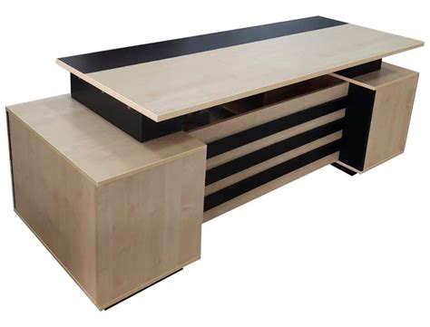 Engineered Wood Rectangular Wooden Office Table With Storage At Rs