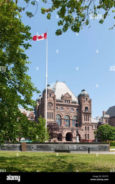 Ontario Legislative Assembly Legislature Toronto Stock Photo Alamy