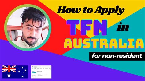 How To Apply Tfn Tax File Number In Australia For Non Resident Youtube