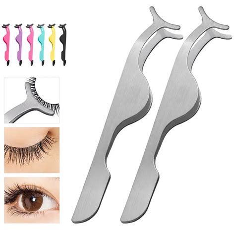 Eyebrow Clip Stainless Steel False Eyelash Extension Applicator Remover