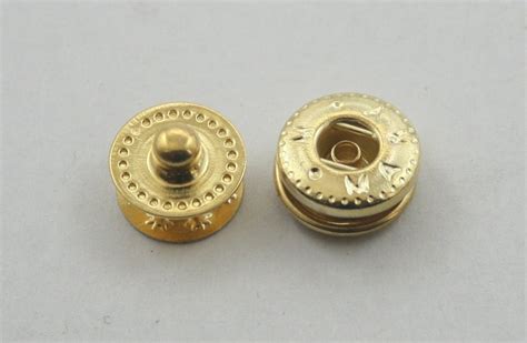 60 Sets Dark Gold Snap Fasteners Snap Buttons Decorative Etsy