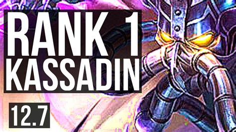 KASSADIN Vs AKALI MID Rank 1 Kassadin 900 Games Godlike BR