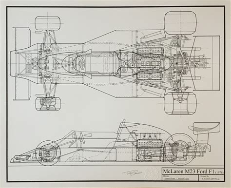 Collector Studio Fine Automotive Memorabilia 1976 McLaren M23