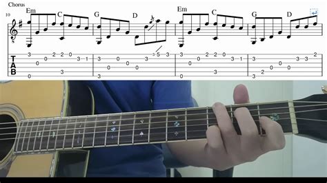 You Raise Me Up Easy Fingerstyle Guitar Playthrough Tutorial Lesson