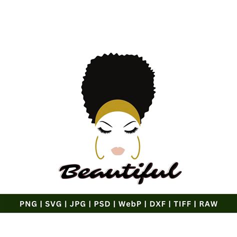 Black Woman Svg African Woman Svg Afro Woman Svg Melanin Svg Boss