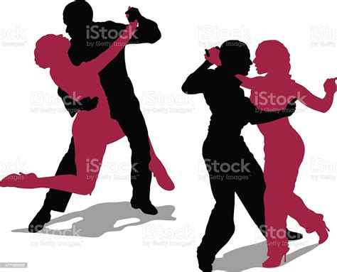 Couple Dancing Argentine Tango Stock Illustration Download Image Now