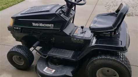 Yard Machines 14 5 Hp Lawn Tractor For Sale Youtube