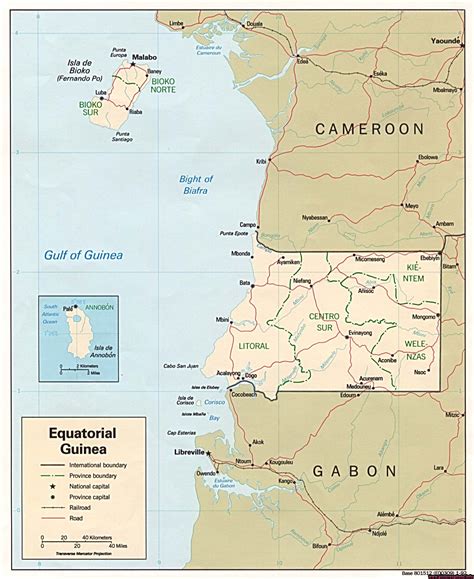 Large Detailed Political And Administrative Map Of Equatorial Guinea