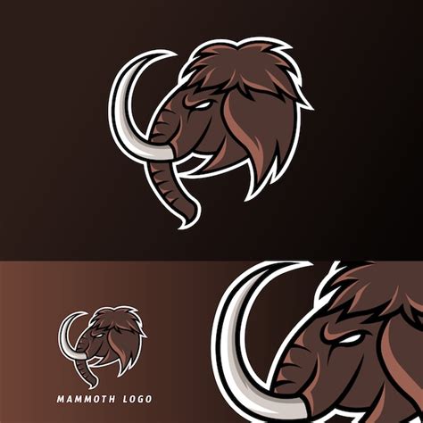 Premium Vector Myth Mammoth Elephant Mascot Sport Gaming Esport Logo