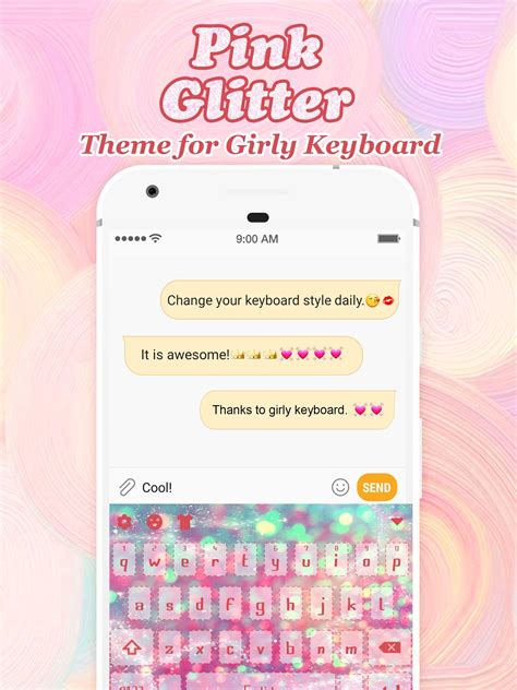 Pink Glitter Keyboard Theme For Girls Apk For Android Download