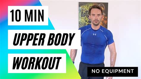 10 Min Home Workout Intense Upper Body No Equipment Youtube