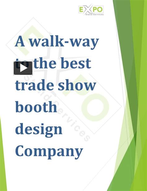 PPT A Walk Way To The Best Trade Show Booth Design Company ESS