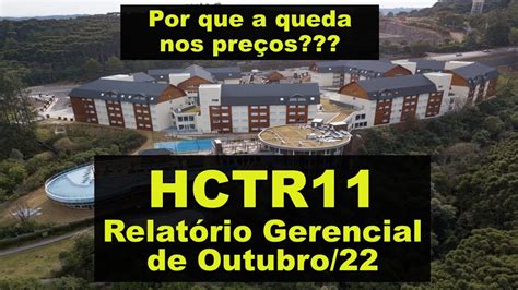 FII HCTR11 Relatório Gerencial de Outubro 22 YouTube