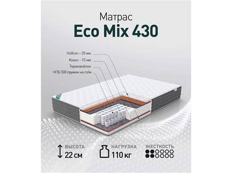 Матрас ECO MIX 430 купить в Ухте | Мебель на дом 11