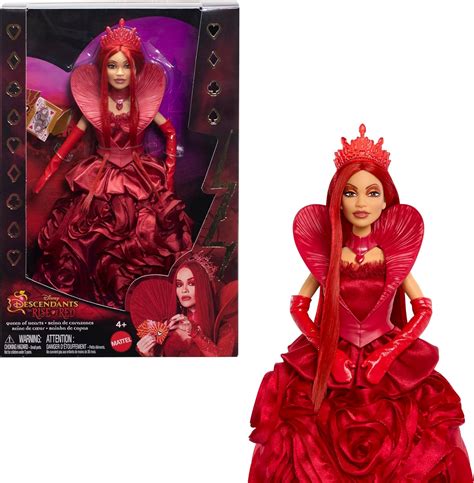 Mattel Disney Descendants 4 : The Rise of Red Poupée Reine de Cœur avec