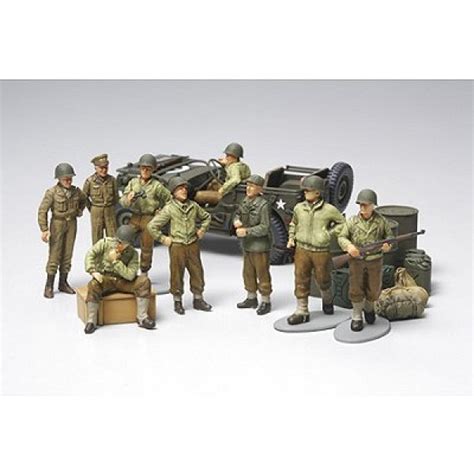 Figurines Me Guerre Mondiale Infanterie U S Au Repos Tamiya