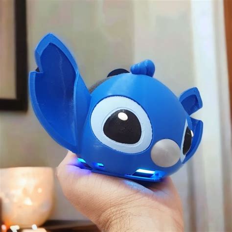 Suporte Alexa Echo Dot 4 E Echo Dot 5 Stitch Filme Lilo E Stitch