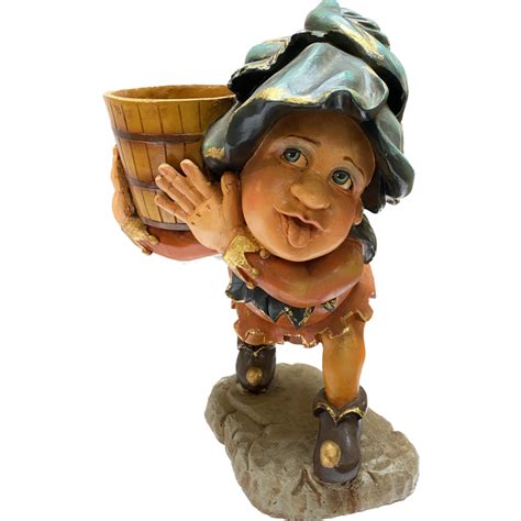 Figur Zwerg Woody Mit Blumenkorb 65 Cm Eliassen Home Garden Pleasure