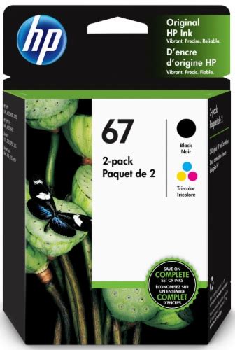 Hp Original Inl 67 Ink Cartridges Blacktri Color 2 Pk Kroger