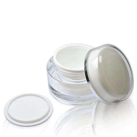 30ml Plastic Cosmetic Jar With Shive And Lid Ampulla LTD