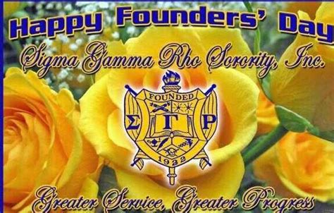 Rhoyalty Happy Founders Day Sigma Gamma Rho Rho