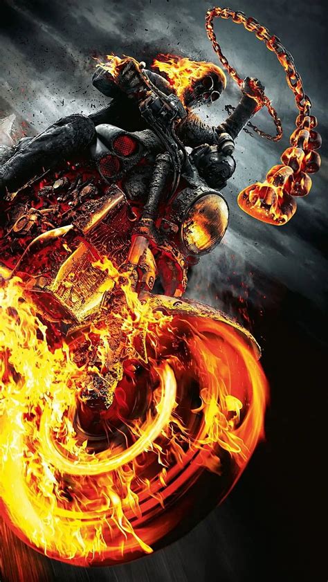 Ghost Rider Vengeance Marvel Hd Phone Wallpaper Peakpx