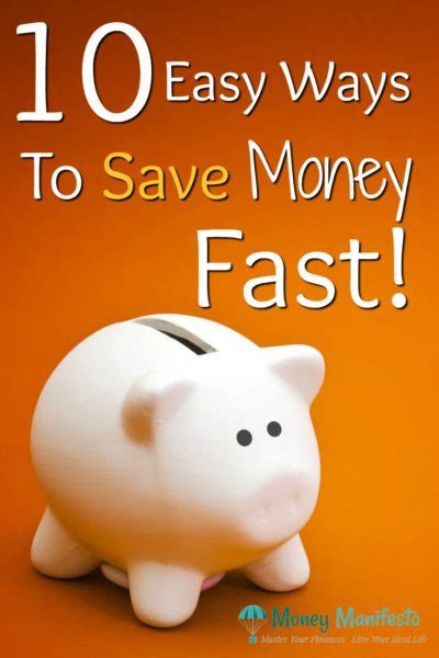 10 Easy Ways How To Save Money Fast