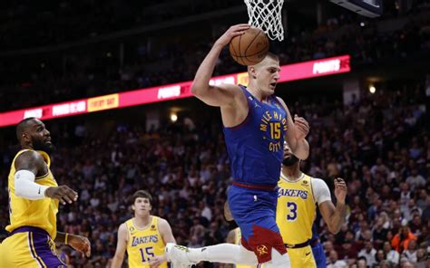 GazetaWeb Jokic dá show e Denver vence os Lakers no 1º jogo da final