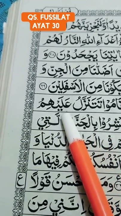 Quran Surat Fussilat Ayat 30 Youtube