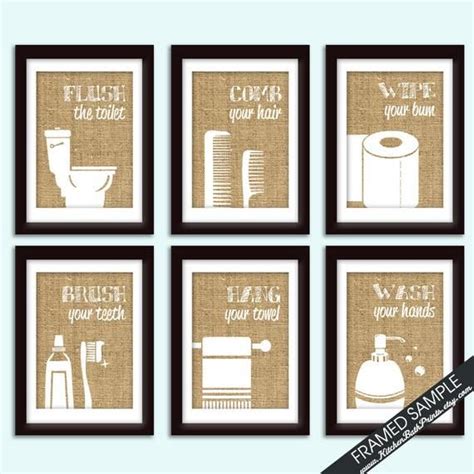 Funny Bathroom Prints Set Of Art Prints Featured In Etsy Bathroom