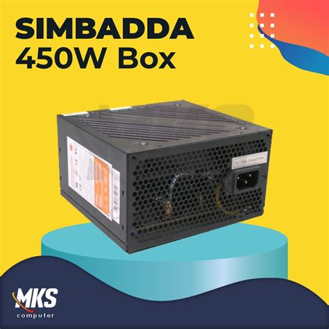 Jual Power Supply Simbadda 450 Watt Simbada 450w 20 4Pin Garansi