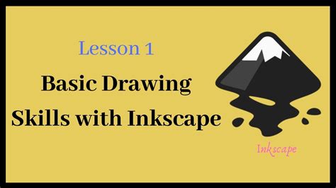 Basic Drawing With Inkscape Lesson 1 Youtube