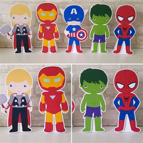 Display Tótens Vingadores Cute baby Elo7 Produtos Especiais